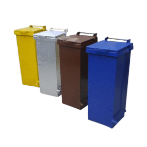 120 litre metal Çöp konteyneri